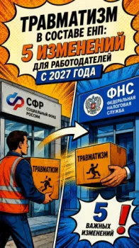 Травматизм в составе ЕНП: 5 изменений для работодателей с 2027 года.