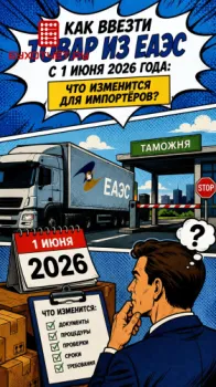 Как ввезти товар из ЕАЭС с 1 июня 2026 года: что изменится для импортёров?