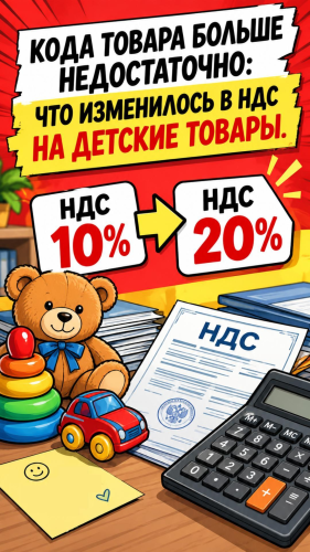 Кода товара больше недостаточно: что изменилось в НДС на детские товары